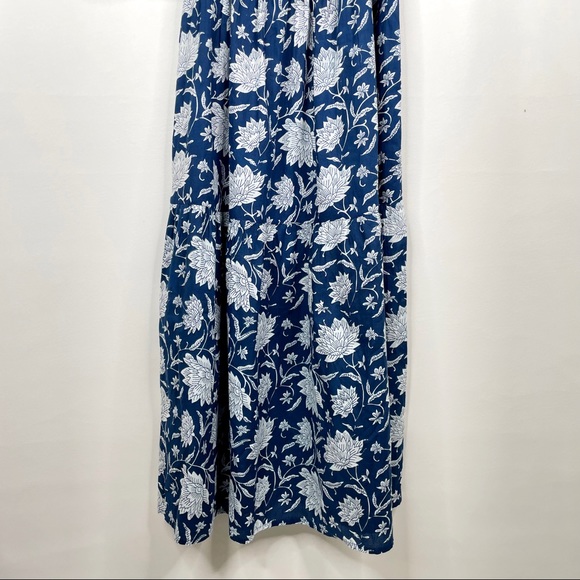 Monsoon and Beyond Estela Dress Blue Rohida XS Floral Print Puff Sleeve - Picture 6 of 12